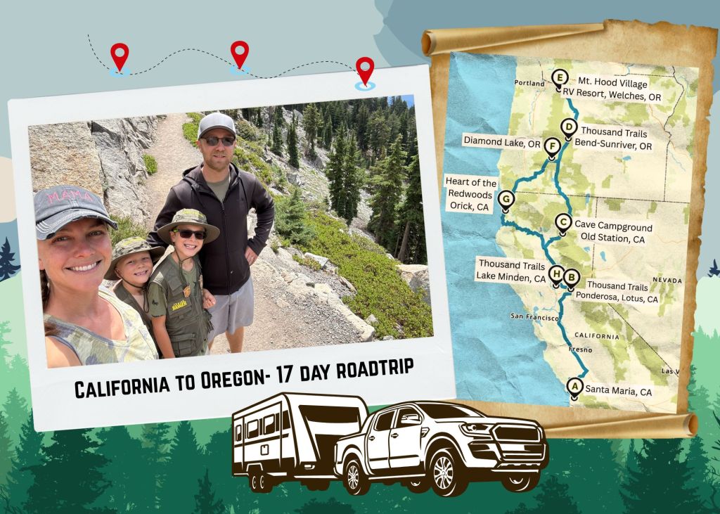 Our Family Journal: California’s Central Coast to Northern Oregon in 17 Days: Campgrounds, Hikes & Scenic Stops